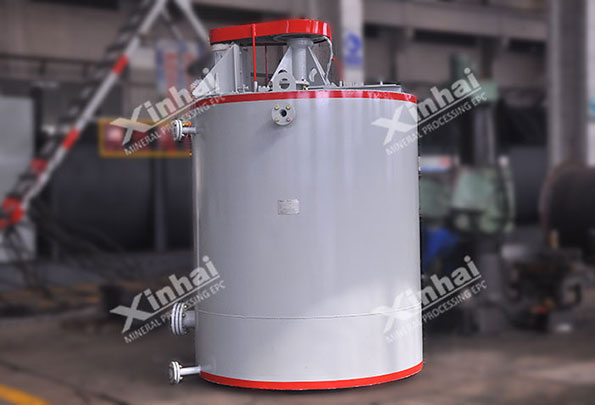 Leaching mixing tank